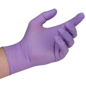 Quality Nitrile Latex Middle Disposable Exam Gloves for sale