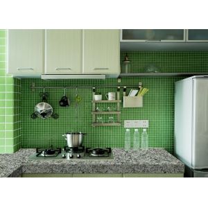 Honed Surface Green Carrara 15mm Quartz Stone Home Designed Countertops