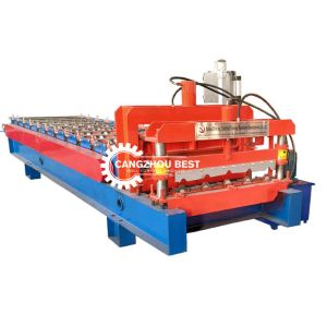 PPGI GI Roof Tile Roll Forming Machine