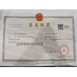 Xiamen Changxuyuan Trading Co., Ltd Certifications