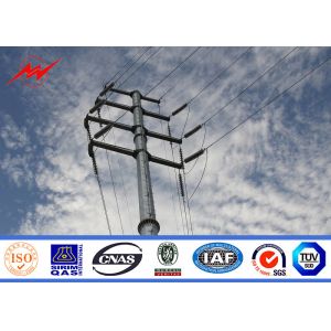 8M 1200Dan TIp Load Electricity Utility Power Poles For 11KV Overhead Transmissi
