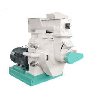 Quality Flat Die Wood Pellet Making Machine / Industrial Wood Pellet Mill for sale