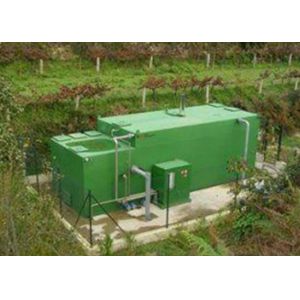 ISO9001 Rustproof Compact Portable Wastewater Treatment Units