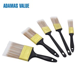 Plastic Handle Synthetic Paint Brush Synthetic Filament 60-76mm Length