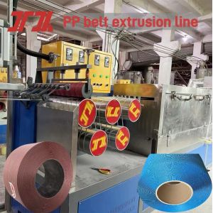 China Fully Automatic PP Strap Making Machine With Siemens Motor And >260-300m/min Strap Speed on sale