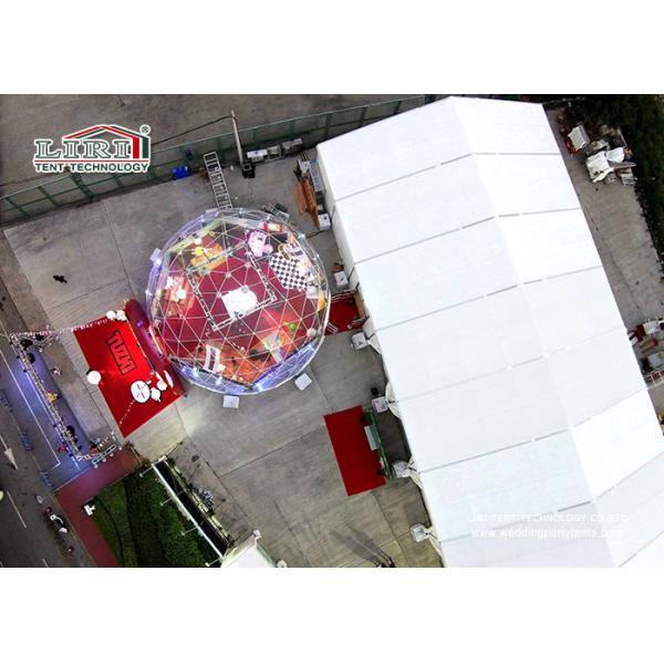 500 People Outdoor Event Party Tent with Stage , Event Marquee with Windows