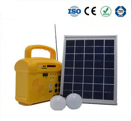 Home using green power energy 10W solar panel solar system for lighting with