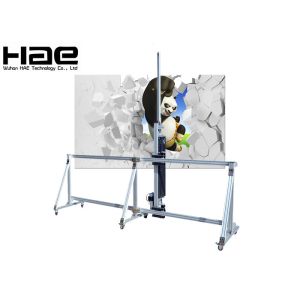 Vertical Direct To Wall Inkjet Printer Machine Eco Solvent Head Cleaning