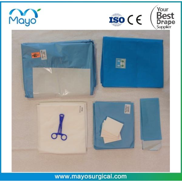 Buy Medical Sterilized Surgical Basic Caesarean Drape Set With Baby Blanket at wholesale prices
