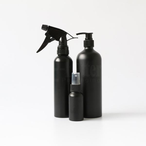 Buy 250ml Mist Sprayer Lotion Aluminium Cosmetic Containers Smooth Screw Neck at wholesale prices