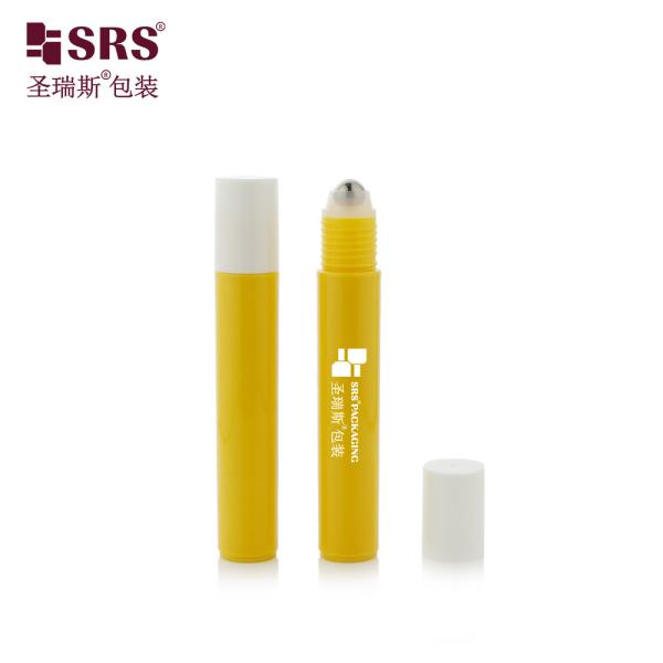 RPP-15ML Injection Semi-Transparent Green Color Matte Finished Plastic Roll-On Bottle Packaging Container