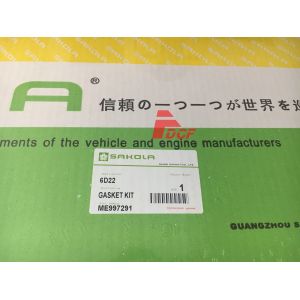 6D22 Overhaul Gasket Set ME997291 For Excavator Diesel Engine Parts Gasket Kit