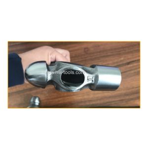 Ball pein hammer with fiberglass handle