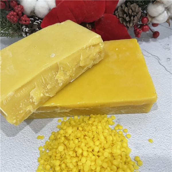 Golden Yellow Beeswax Slabs From Beekeepers For Lip Balm Medicinal Creams