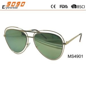 Newest Style 2018 Eyewear Fashionable Sunglasses,made of metal,UV 400 Protection Lens