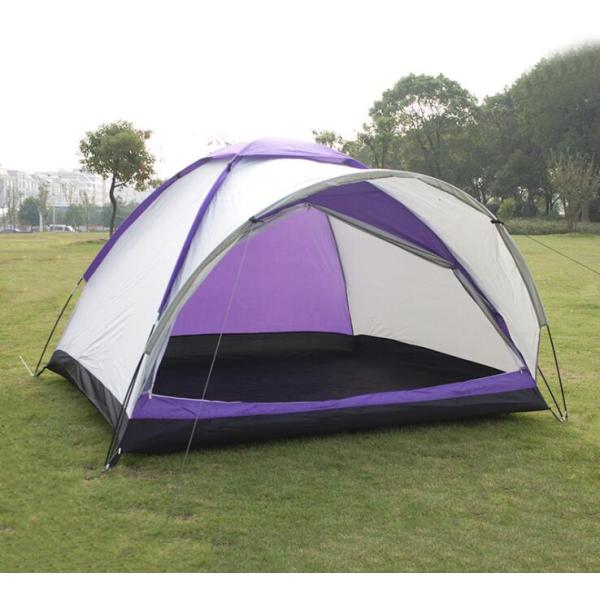 Single Layer Camping Tent Outdoor Pro Backpacking Light Weight waterproof Family TenT 3-4Person Camping Tent(HT6057)