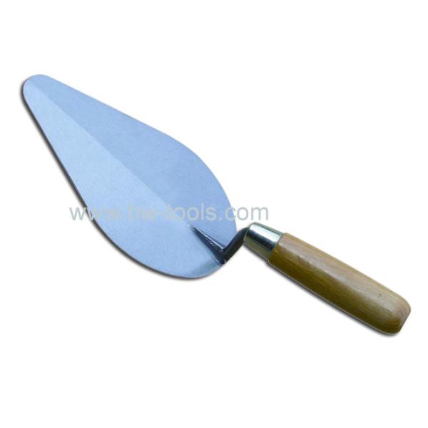 Buy Bricklaying trowel with wooden handle at wholesale prices