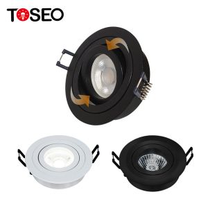 China IP20 Adjustable Gu10 Recessed Downlight Fitting Die Casting Aluminum on sale