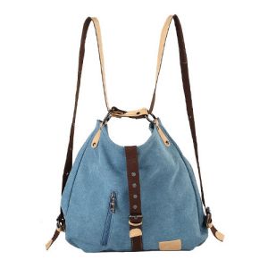 Canvas fashion ladies handbag tote bags customize wholesale handbags and