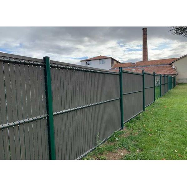 Buy Private Slat Powder Coating Welded Wire Security Fence at wholesale prices