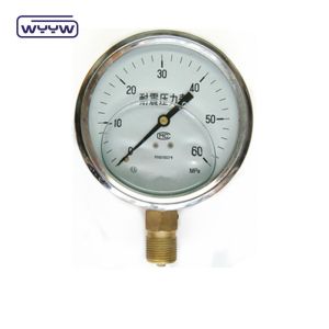 2.5" Anti-Vibration Pressure Gauge Manometer Bottom Mount