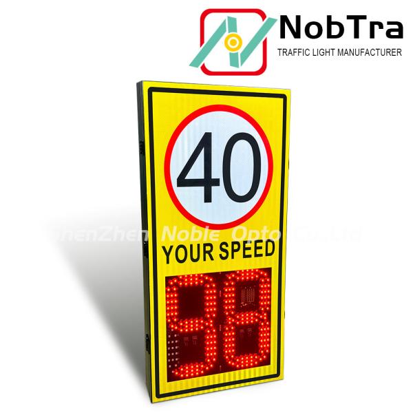 Buy Power Source 220VAC Digital Speed Limit Signs Traffic Sign Temperature Range -40°C To 60°C Suitable for Various Road Conditions at wholesale prices