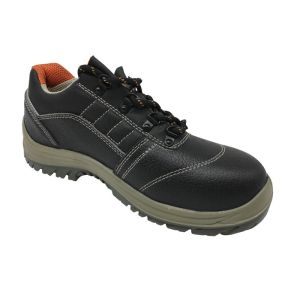Artificial Leather Slip Resistant Safety Shoes High Stability Size Custom For