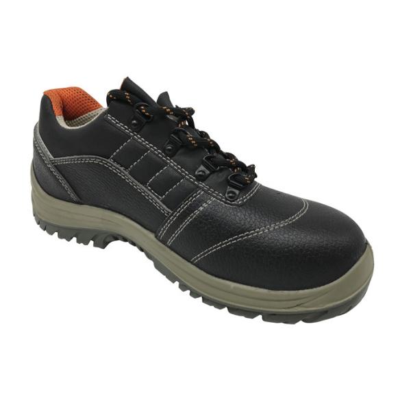 Artificial Leather Slip Resistant Safety Shoes High Stability Size Custom For