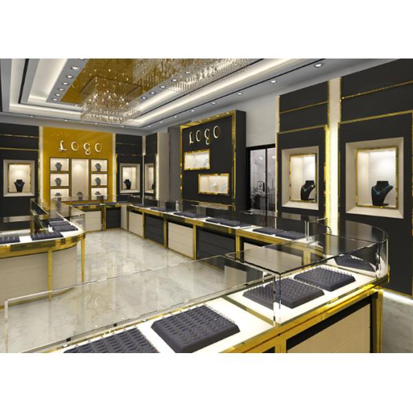 Stainless Steel Jewelry Showcase / Jewelry Wall Display Cases