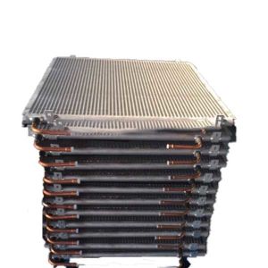 Square Microchannel Tubular Heat Exchanger Aluminum Fin Material