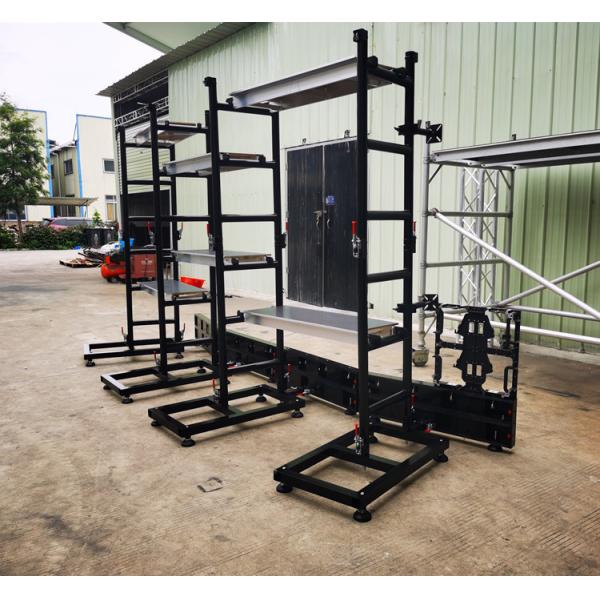 Hanging Curved LED Screen 0.8M 0.5M Aluminum Alloy Truss