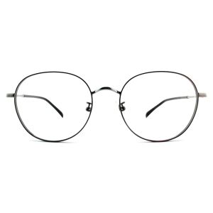 FM2574 Acetate Optical Metal Frame Full Rim Round Customized With Temple