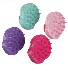 China Silicone Pet Cleaning Brush Massage Pet Bath Grooming Plastic Material on sale