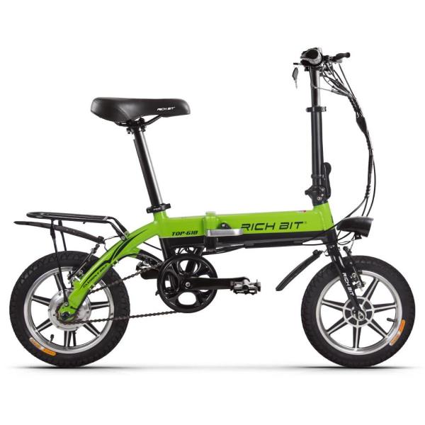 Buy Small Wheel Electric Folding Bike Lightweight 250w Aluminum Frame Rich Bit Rt 618 at wholesale prices