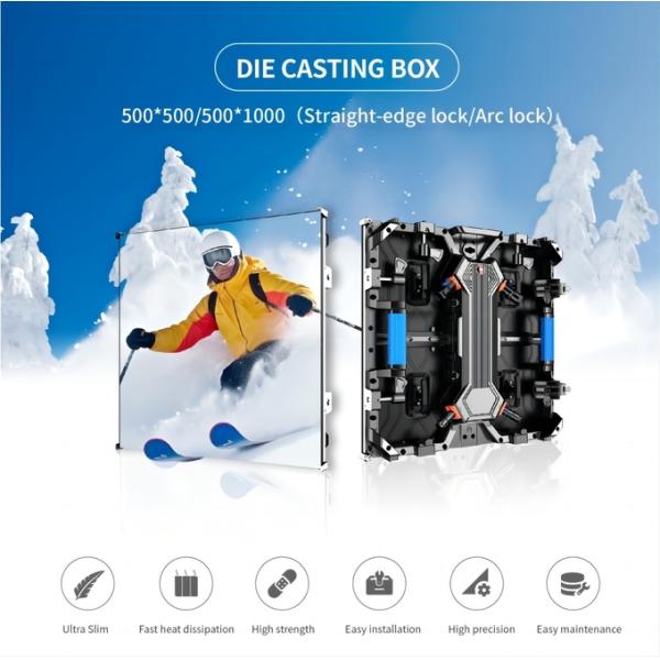 P2.604 P2.976 Stage Rental LED Display Screen Indoor Outdoor With Elegant Backdrop 0