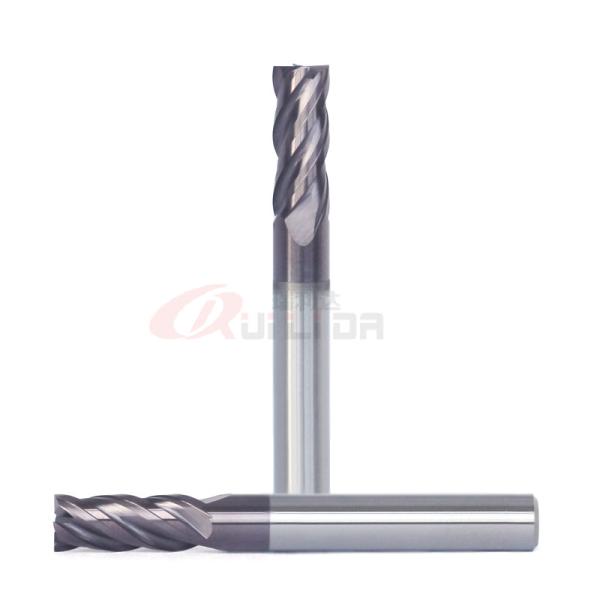 11/64" 3mm 1/8" 6mm 1/4" Carbide End Mill For Aluminum Four Flute HRC60