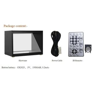 180 Degree Holo Cube 3D Hologram Showcase Display with Full HD Resolution and