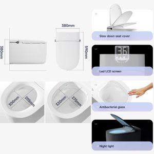 China Modern Bathroom Smart Toilet With Germicidal Light And Automatic Sterilization on sale