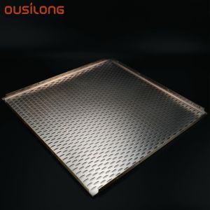 Perforated Electrocladding Aluminium Clip In Ceiling Panel