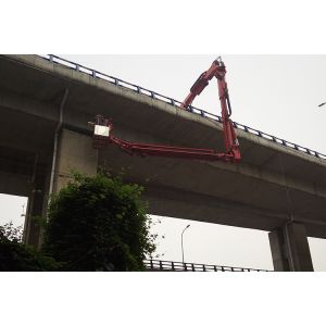 18m Platform 8x4 Bucket Bridge Inspection Truck With 21.7m Max. Under Bridge