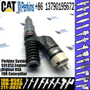 China Hot sale fuel common rail injector 211-3024 10R-0958 10R-8502 for Caterpillar Engine C15 on sale