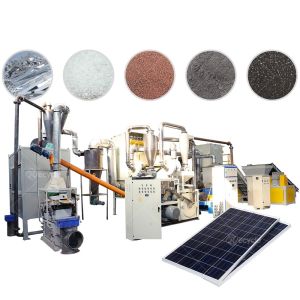 Solar Panel Cell Recycling Plant Photovoltaic Panel Frame Removing Machine