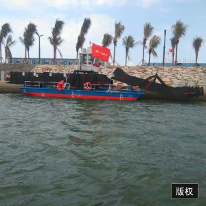 Grass Harvesting Trash Skimmer Machines aquatic weed harvester reed water