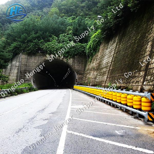 Buy Red Road Highway Roller Barriers Safety 50KM at wholesale prices