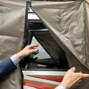 PVC Soft Shell Camping Shower Tent For Outdoor Camping With Roof