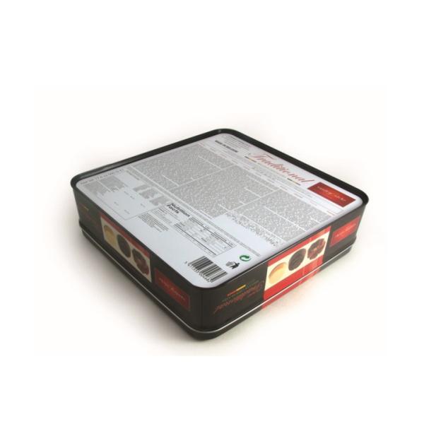 Promotional Customized Desgin Fancy Metal Square Tin Box Chocolate Tin Box With Stamping LOGO