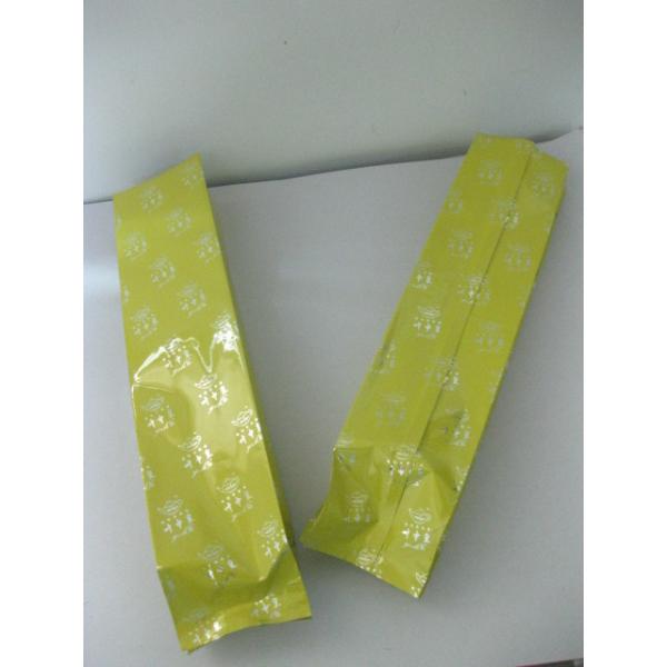 Buy Side Gusset Yellow Coffee Bean Packaging Aluminum Foil Heat Seal at wholesale prices