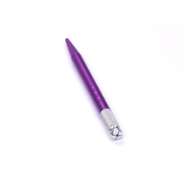 Fashionable Purple color Professional Aluminum Microblading Manual Pen for Permanent Make Up