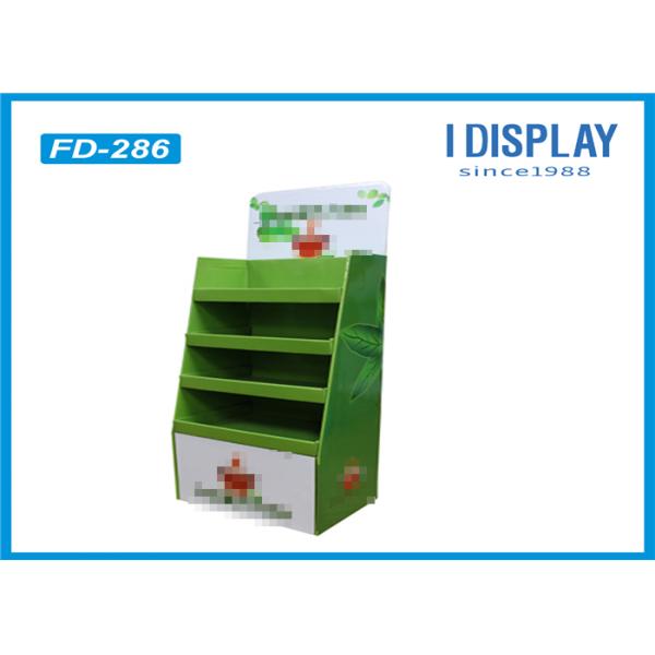 Eco - Friendly Cardboard Pallet Retail Display Stands Single Sided For Baby Diapers