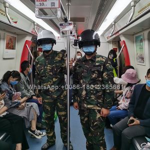 Police Work Safety Smart Temperature Measuring Helmet